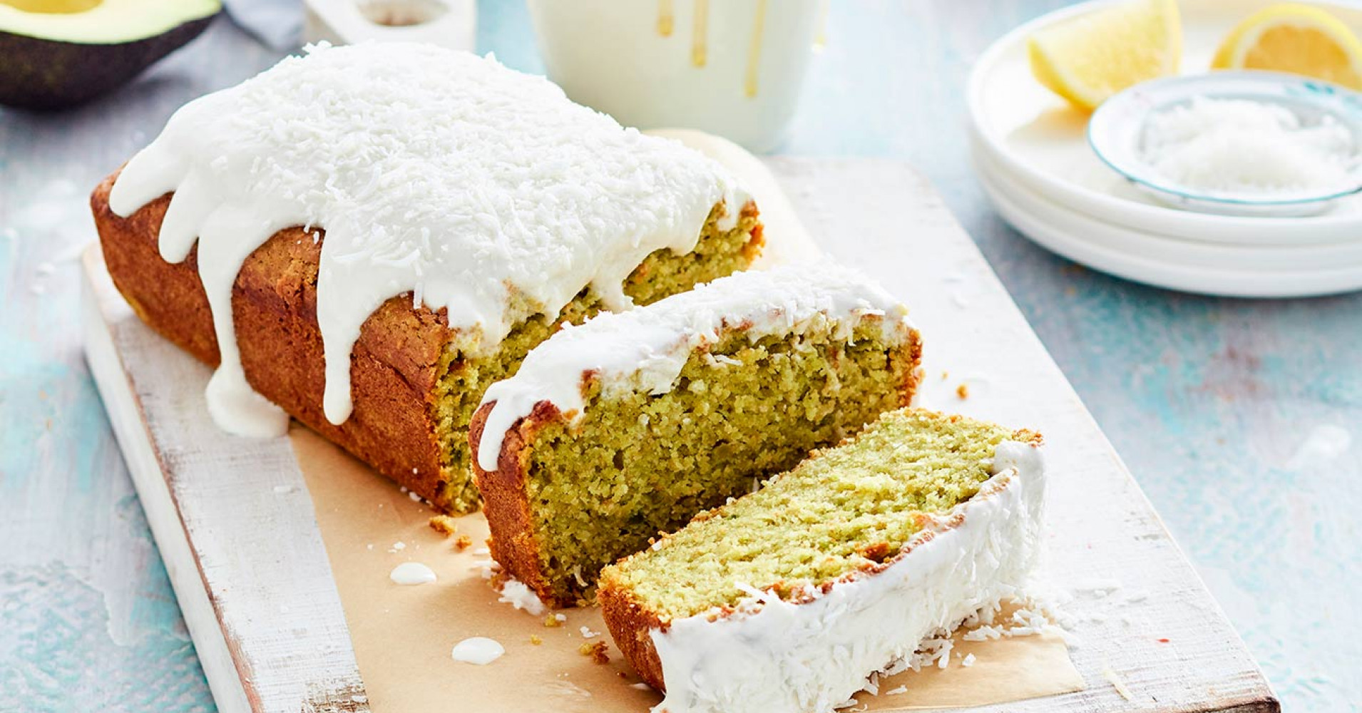 Dairy-free Lemon Avocado Pound Cake Recipe | myfoodbook | Avocado Lemon Dessert